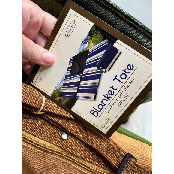 Picnic Time Toluca Insulated Cooler Tote For 2 - Picture 7 of 11